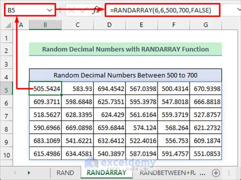 random number generator excel between range with decimals|How To Randomize Numbers in Excel in 3 Methods (With Tips).